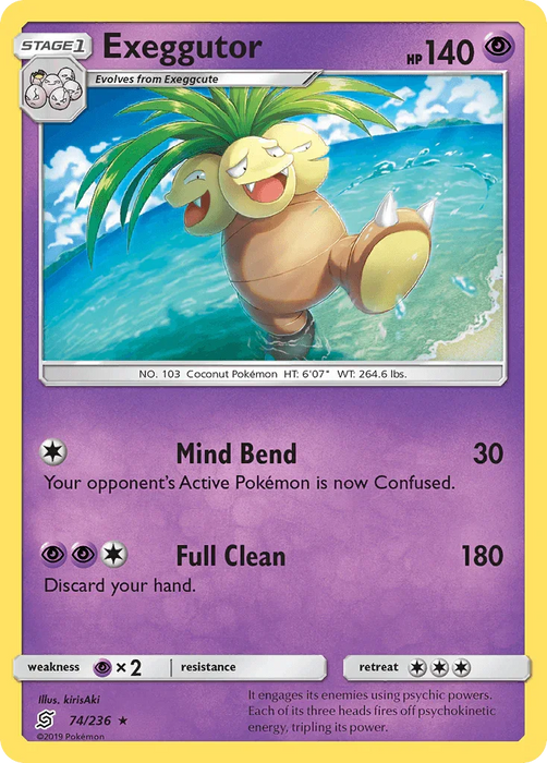 Exeggutor (74/236) [Sun & Moon: Unified Minds] - for just $0.15! 