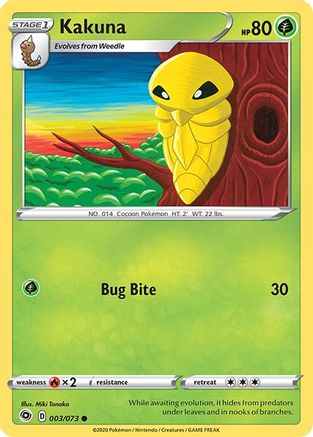 Kakuna 003/73 - Champions Path Reverse Holofoil - for just $0.18! 