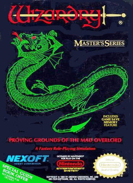Wizardry: Proving Grounds of the Mad Overlord (Nintendo NES) - for just $0! 