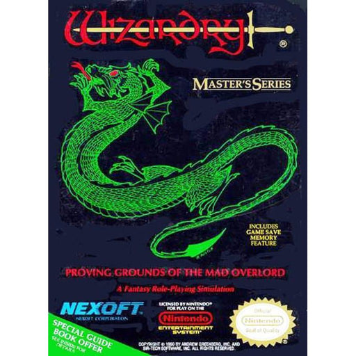 Wizardry: Proving Grounds of the Mad Overlord (Nintendo NES) - Premium Video Games - Just $0! Shop now at Retro Gaming of Denver