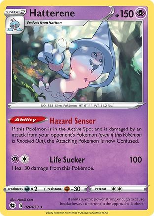 Hatterene 020/73 - Champions Path Reverse Holofoil - for just $0.20! 