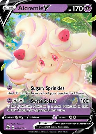 Alcremie V 022/73 - Champions Path Holofoil - for just $0.35! 