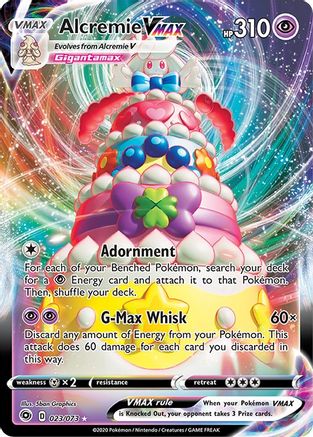 Alcremie VMAX 023/73 - Champions Path Holofoil - for just $2.80! 