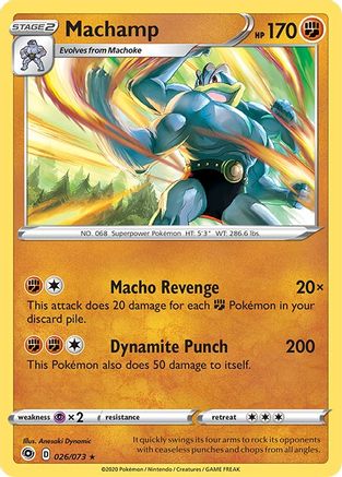 Machamp 026/73 - Champions Path Reverse Holofoil - for just $0.20! 