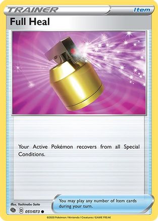 Full Heal 051/73 - Champions Path Reverse Holofoil - for just $0.13! 