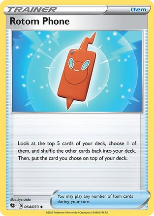 Rotom Phone 064/73 - Champions Path Reverse Holofoil - for just $0.18! 
