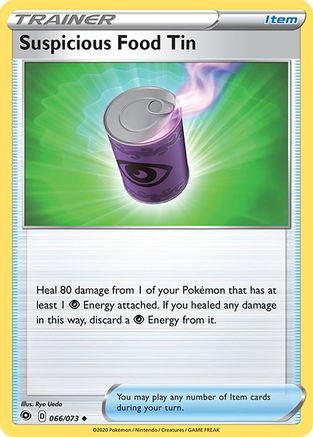 Suspicious Food Tin 066/73 - Champions Path Reverse Holofoil - for just $0.13! 