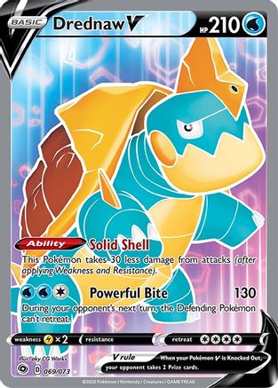 Drednaw V (Full Art) 069/73 - Champions Path Holofoil - for just $0.35! 