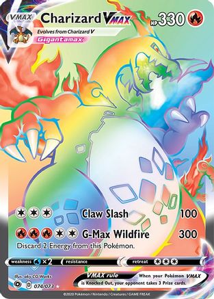 Charizard VMAX (Secret) 074/73 - Champions Path Holofoil - for just $72! 
