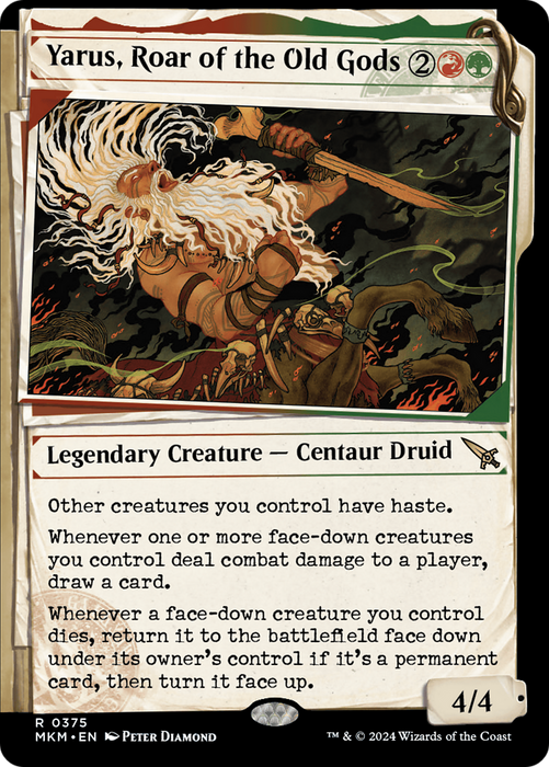 Yarus, Roar of the Old Gods (MKM-375) - Murders at Karlov Manor: (Showcase) - for just $0.06! 
