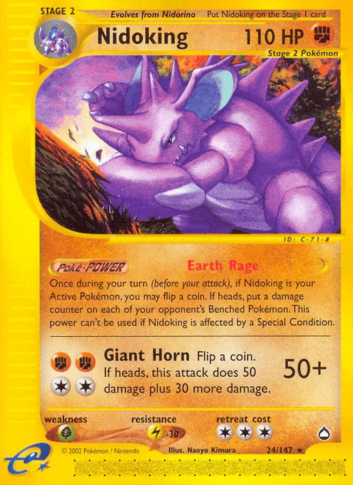 Nidoking (24/147) [Aquapolis] - for just $6.25! 