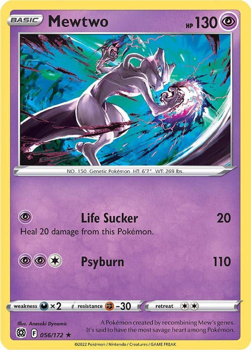 Mewtwo (056/172) [Sword & Shield: Brilliant Stars] - for just $0.20! 
