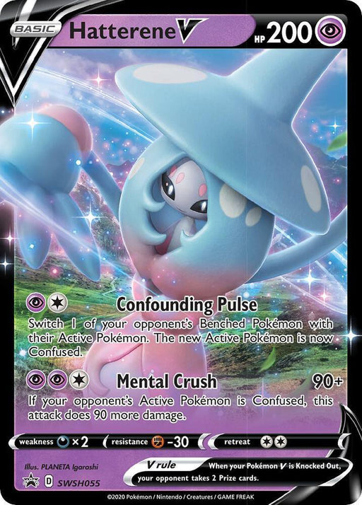 Hatterene V (SWSH055) [Sword & Shield: Black Star Promos] - for just $0.30! 