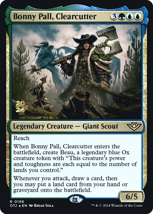Bonny Pall, Clearcutter (PRE-196) - Outlaws of Thunder Junction Promos Foil - for just $0.40! 