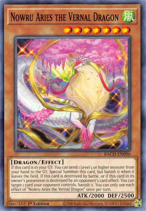 Nowru Aries the Vernal Dragon [BACH-EN096] Common - for just $0.10! 
