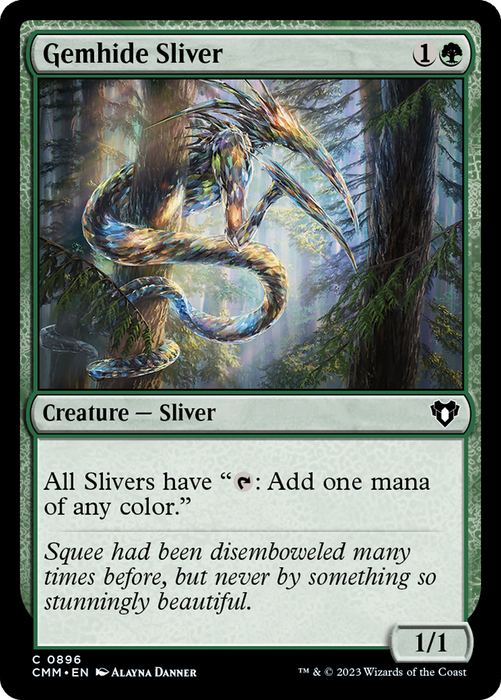 Gemhide Sliver (CMM-896) - Commander Masters - for just $0.29! 