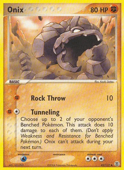 Onix (42/112) [EX: FireRed & LeafGreen] - for just $1.10! 