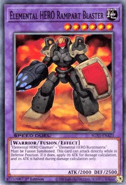 Elemental HERO Rampart Blaster [SGX1-ENA23] Common - for just $0.15! 
