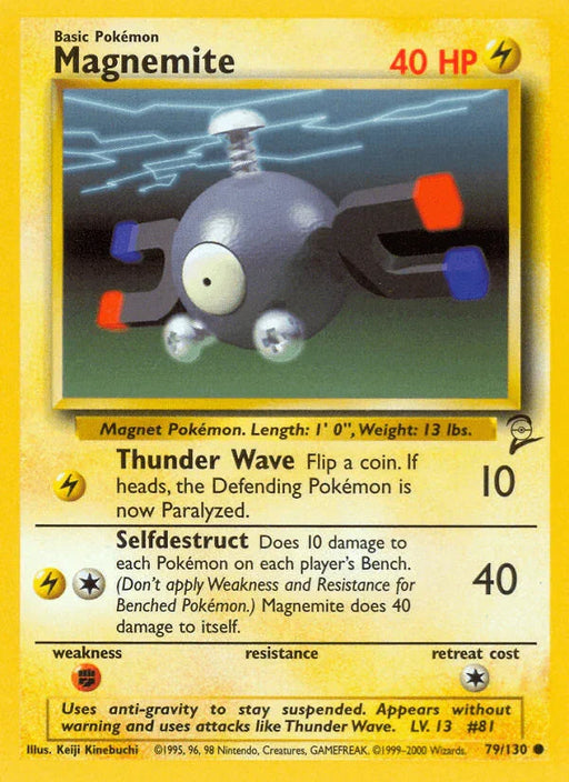 Magnemite (79/130) [Base Set 2] - for just $0.20! 