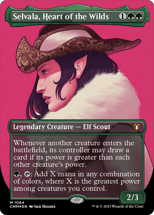 Selvala, Heart of the Wilds (CMM-1064) - Commander Masters (Borderless) Foil - for just $16.79! 