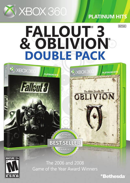 Fallout 3 & Oblivion Double Pack (Xbox 360) - for just $0! 