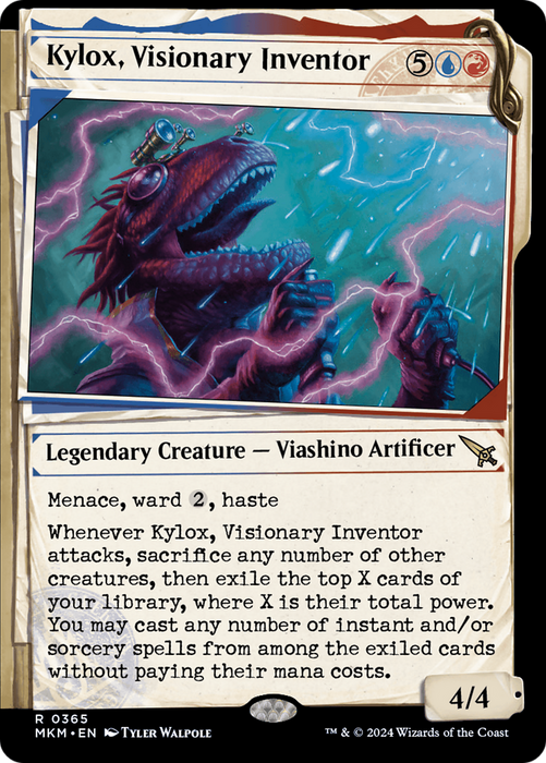Kylox, Visionary Inventor (MKM-365) - Murders at Karlov Manor: (Showcase) - for just $0.05! 