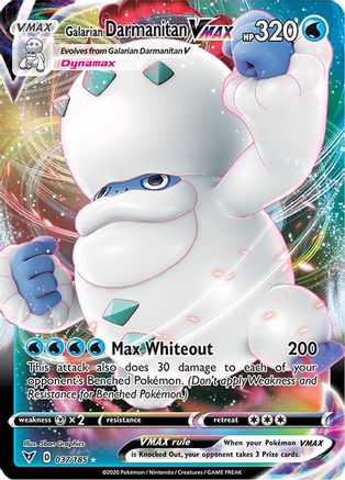 Galarian Darmanitan VMAX 037/185 - SWSH04 Vivid Voltage Holofoil - for just $0.90! 