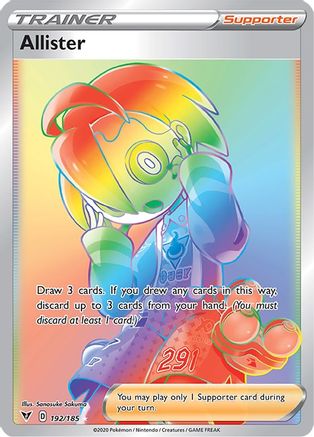 Allister (Secret) 192/185 - SWSH04 Vivid Voltage Holofoil - for just $2.83! 