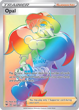 Opal (Secret) 197/185 - SWSH04 Vivid Voltage Holofoil - for just $1! 