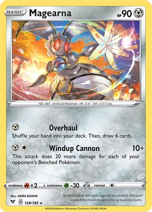 Magearna 128/185 - SWSH04 Vivid Voltage Holofoil - for just $0.15! 