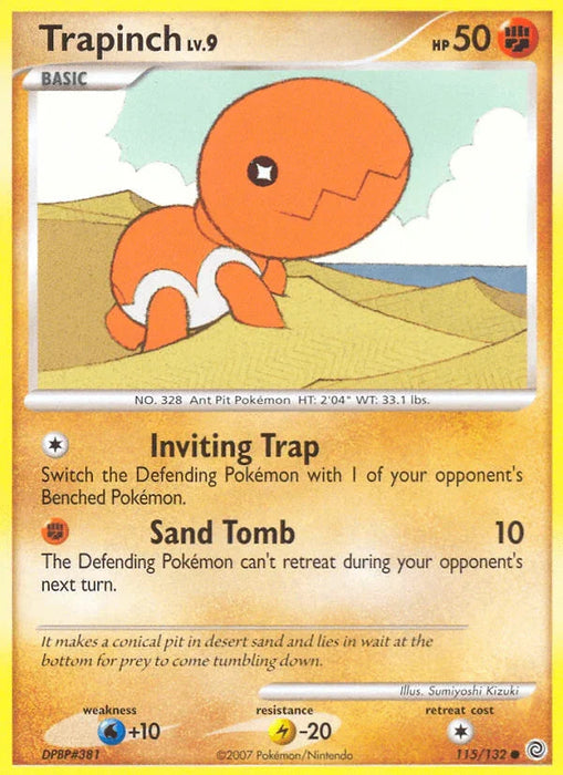 Trapinch (115/132) [Diamond & Pearl: Secret Wonders] - for just $0.20! 
