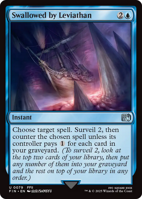 Swallowed by Leviathan (FIN-079) - FINAL FANTASY Foil - for just $0.08! 