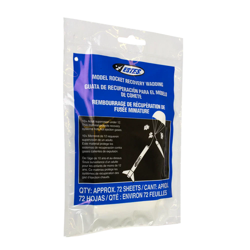 Estes Rockets - Recovery Wadding for Model Rockets (72 Sheets) - for just $5.99! 