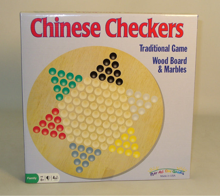Chinese Checkers - Wood Round Board Game - for just $29.95! 