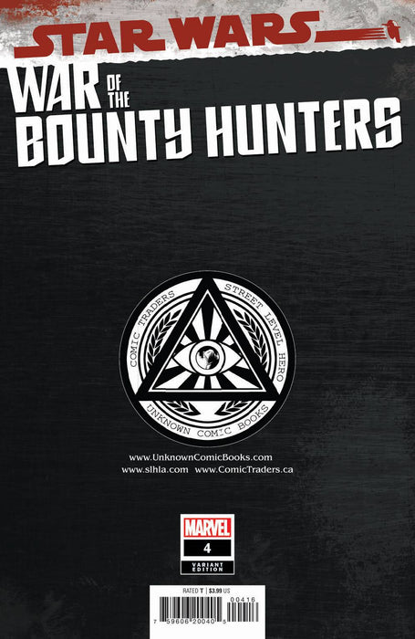 Star Wars War Bounty Hunters #4 (Of 5) Unknown Comics Tyler Kirkham Exclusive Var (09/08/2021) - for just $10! 