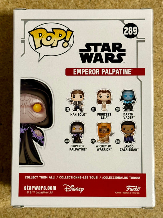 Funko Pop! Star Wars Emperor Palpatine #289 Episode VI Return Of The Jedi 2021 - for just $10! 