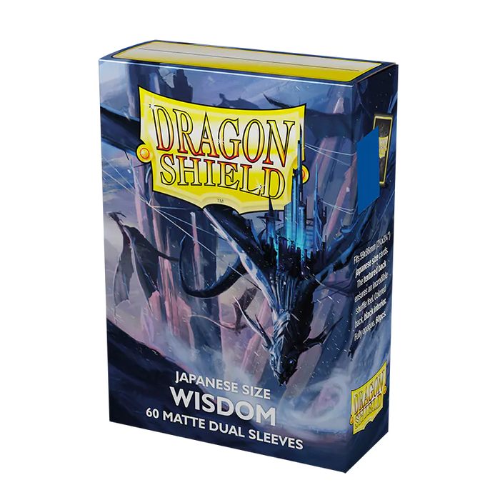 Dragon Shield: Japanese Size 60ct Sleeves - Wisdom (Dual Matte) - Just $5.95! Shop now at Retro Gaming of Denver