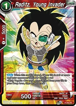 Raditz, Young Invader (P-294) [Tournament Promotion Cards] - for just $0.40! 