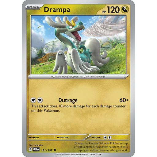 Drampa (161/197) [Scarlet & Violet: Obsidian Flames] - Just $0.05! Shop now at Retro Gaming of Denver