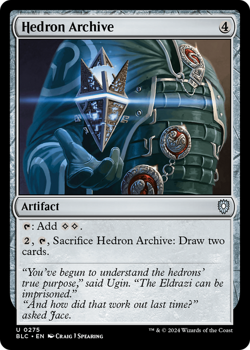Hedron Archive (BLC-275) - Bloomburrow Commander - for just $0.11! 