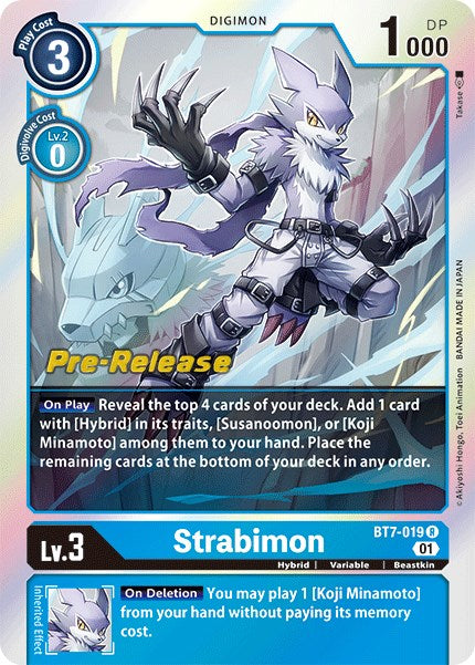 Strabimon [BT7-019] [Next Adventure Pre-Release Cards] - Just $0.55! Shop now at Retro Gaming of Denver