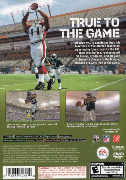 Madden NFL 12 – PlayStation 2 (PS2) - for just $30.99! 