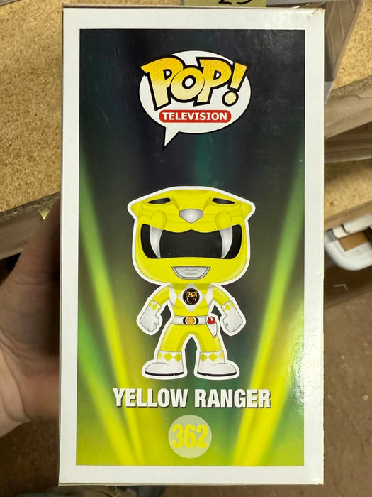 Funko Pop! Television Yellow Power Ranger #362 Saber Tooth Tiger 2016 Vaulted - for just $20! 