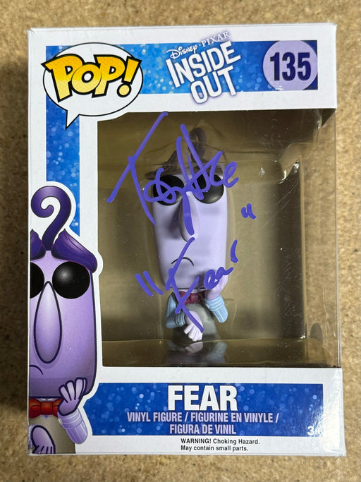 Tony Hale Signed Emotion Fear Vaulted Funko Pop! #135 Inside Out With JSA COA - for just $120! 