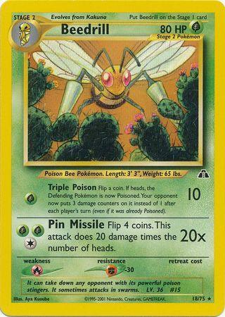 Beedrill (18/75) [Neo Discovery Unlimited] - for just $4! 