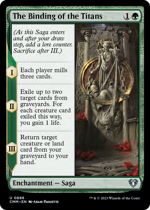 The Binding of the Titans (CMM-886) - Commander Masters - for just $0.06! 