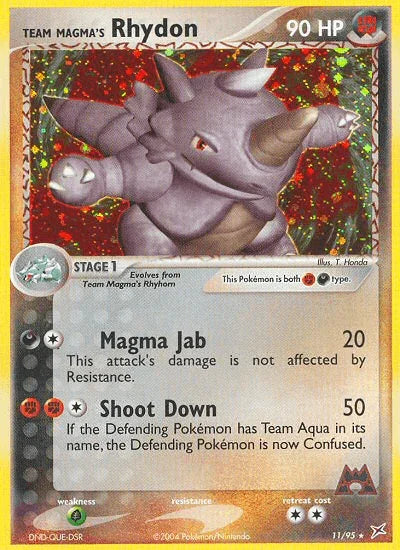 Team Magma's Rhydon (11/95) [EX: Team Magma vs Team Aqua] - for just $13.25! 