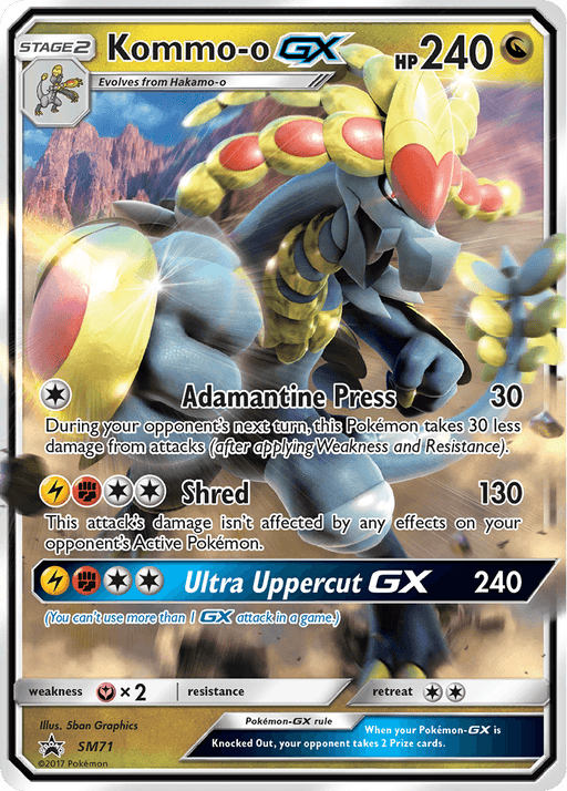 Kommo-o GX (SM71) [Sun & Moon: Black Star Promos] - for just $1.65! 