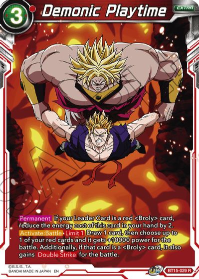 Demonic Playtime (BT15-029) [Saiyan Showdown] - for just $1! 