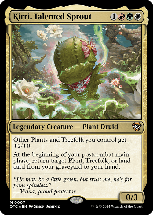 Kirri, Talented Sprout (OTC-007) - Outlaws of Thunder Junction Commander Foil - for just $0.20! 